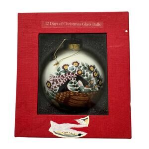 Vintage Debbie Mumm *NEW* 12 Days of Christmas 6 Geese A’Laying Ornament Ball